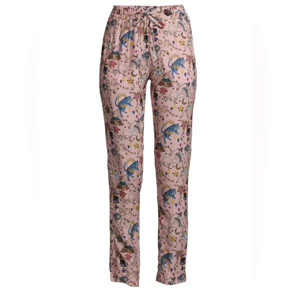 Zadig And Voltaire Parono Circus Print Drawstring Waist - Picture 1 of 11